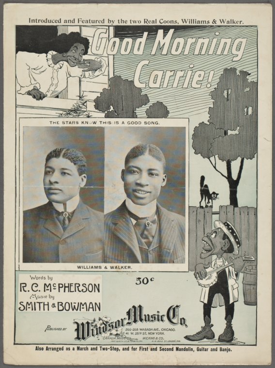 Title page/cover for music by Carrie