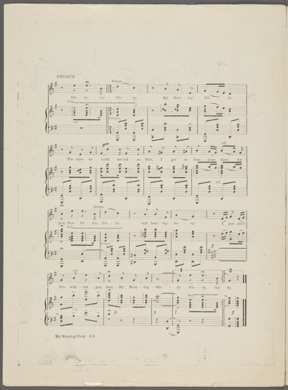 Sheet music 