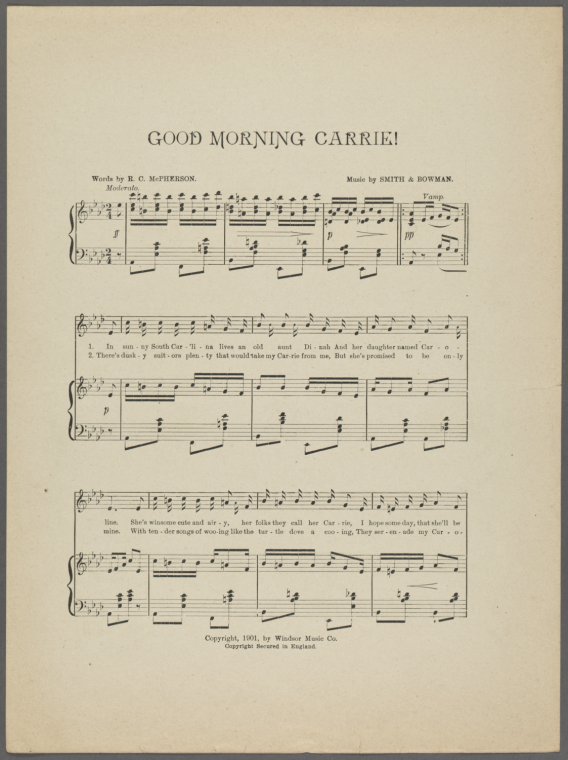sheet music