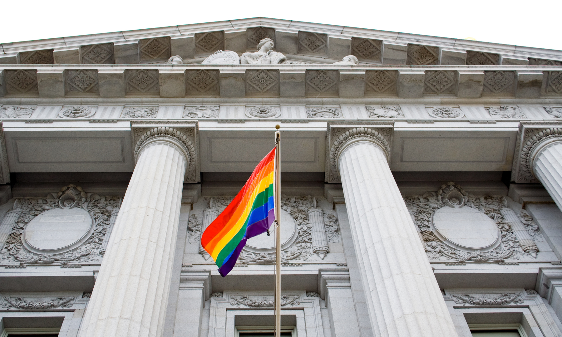 Courthouse, LGBTQ, Flag