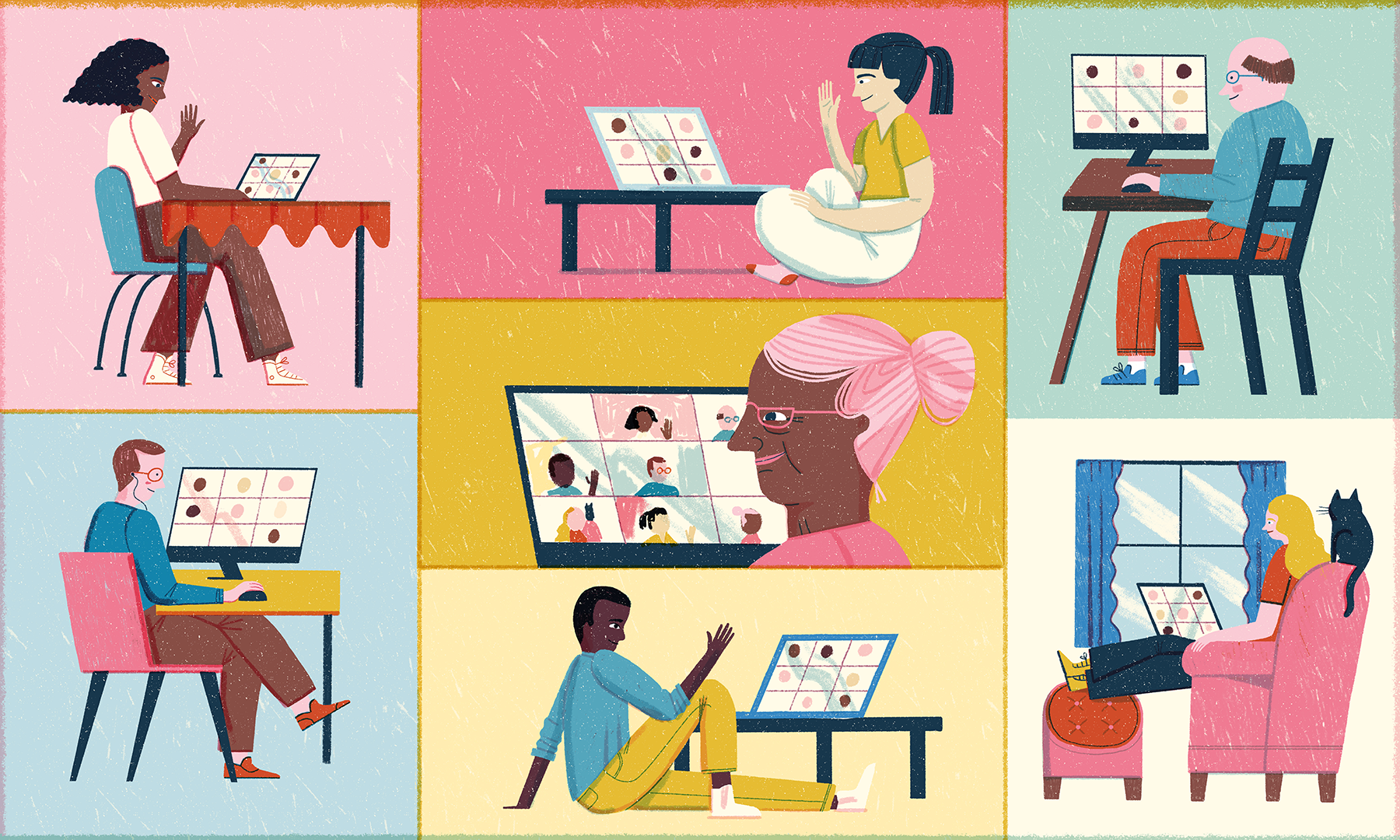 Future Voters Project, Illustration, Online