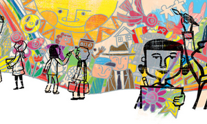 Yaki's Mural by Alexandra Melnick Illustrated by Jing Jing Tsong | Story Corner | TT58