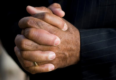 John Lewis holding hands