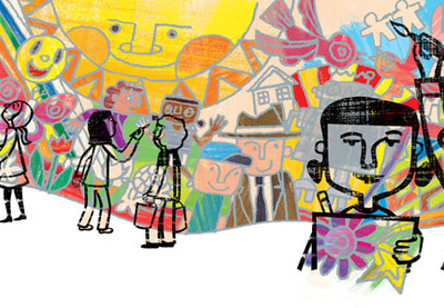 Yaki's Mural by Alexandra Melnick Illustrated by Jing Jing Tsong | Story Corner | TT58
