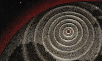 Illustration of an epicenter surrounding Ferguson