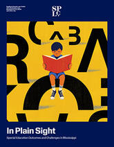 illustration of a child reading a book