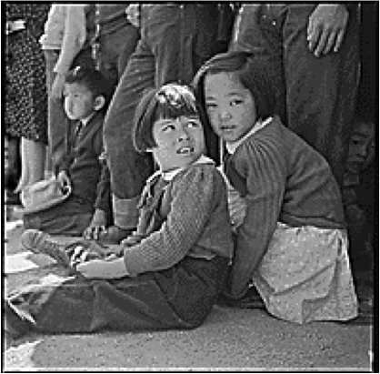 children sitting