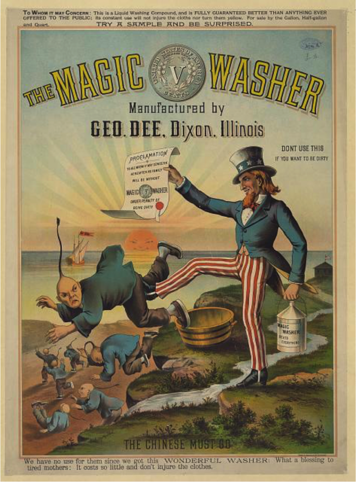 Chinese exclusion cartoon