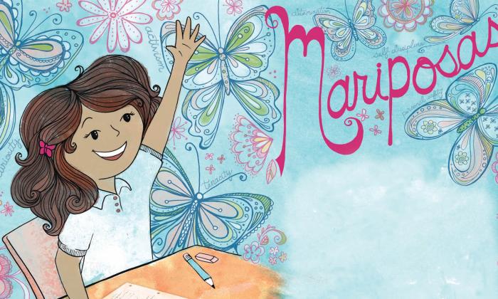 Mariposas illustration S Calvert